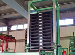 パレット段積み機